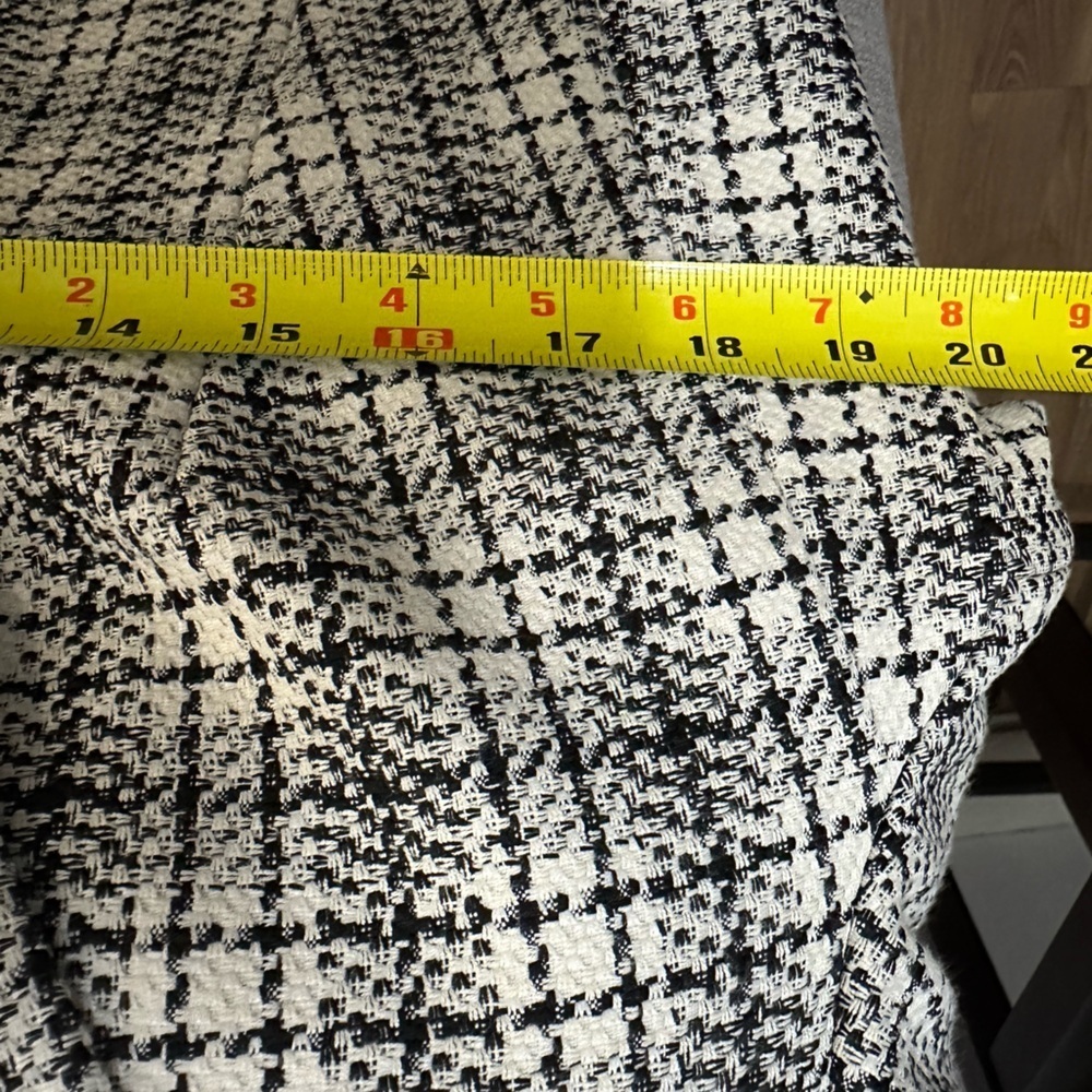 Vintage Violante Black White Check shoulder pad Double breasted blazer 40 Medium - Picture 7 of 8